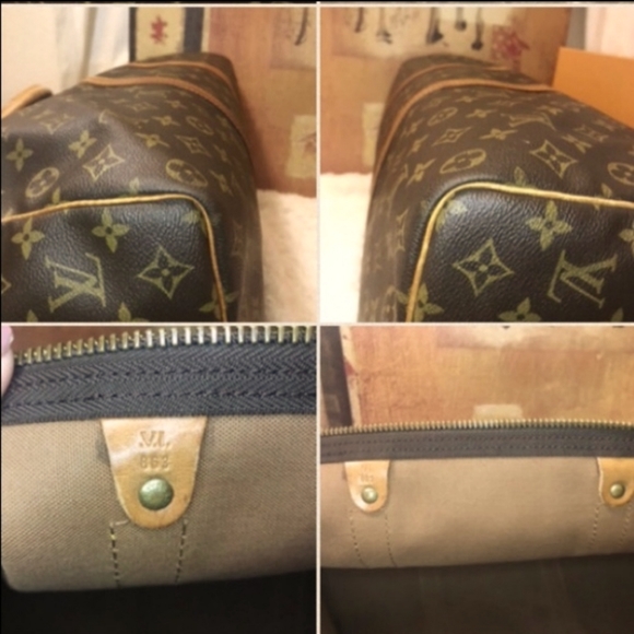 Authentic Louis Vuitton Monogram Keepall 50 - Picture 8 of 10